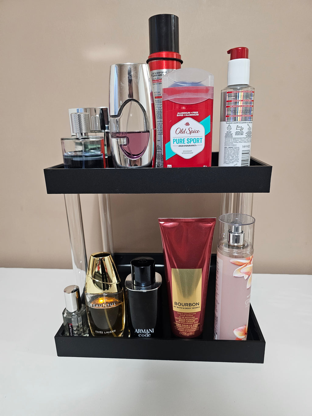 Perfume & Cosmetics Showcase Tray