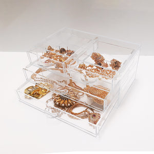 Clear Acrylic Jewelry Box - Plastic Work Displays